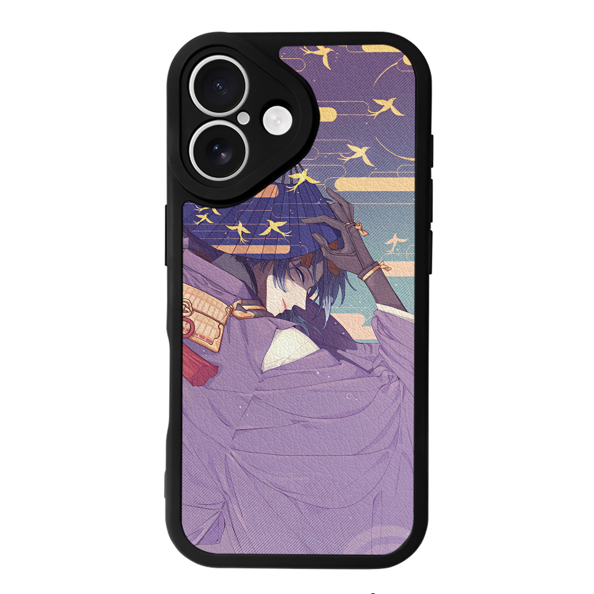 （画像用） 刀剣乱舞 Touken Ranbu 【iPhone 16シリーズ対応】シリコンスマホケース（レザー調） 材質：シリコン